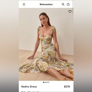 Reformation Floral Dress